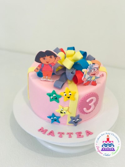 Dora Themed Cake.jpg